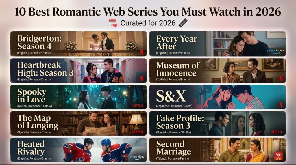 10 Best Romantic Web Series you must watch in 2026